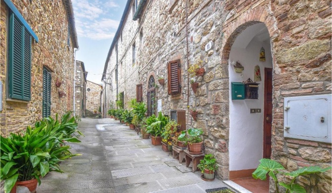 Nice apartment in Monteverdi Marittimo with WiFi and 1 Bedrooms