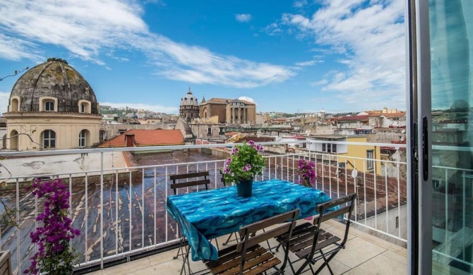 B4 Big apartment with terrace and view in hystorical centre Naples