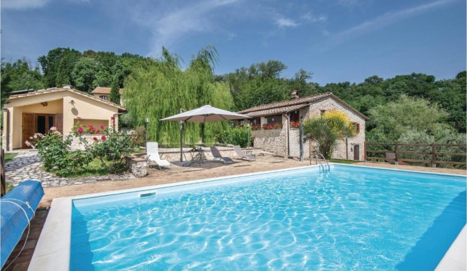 Awesome apartment in Narni TR with 1 Bedrooms, WiFi and Outdoor swimming pool